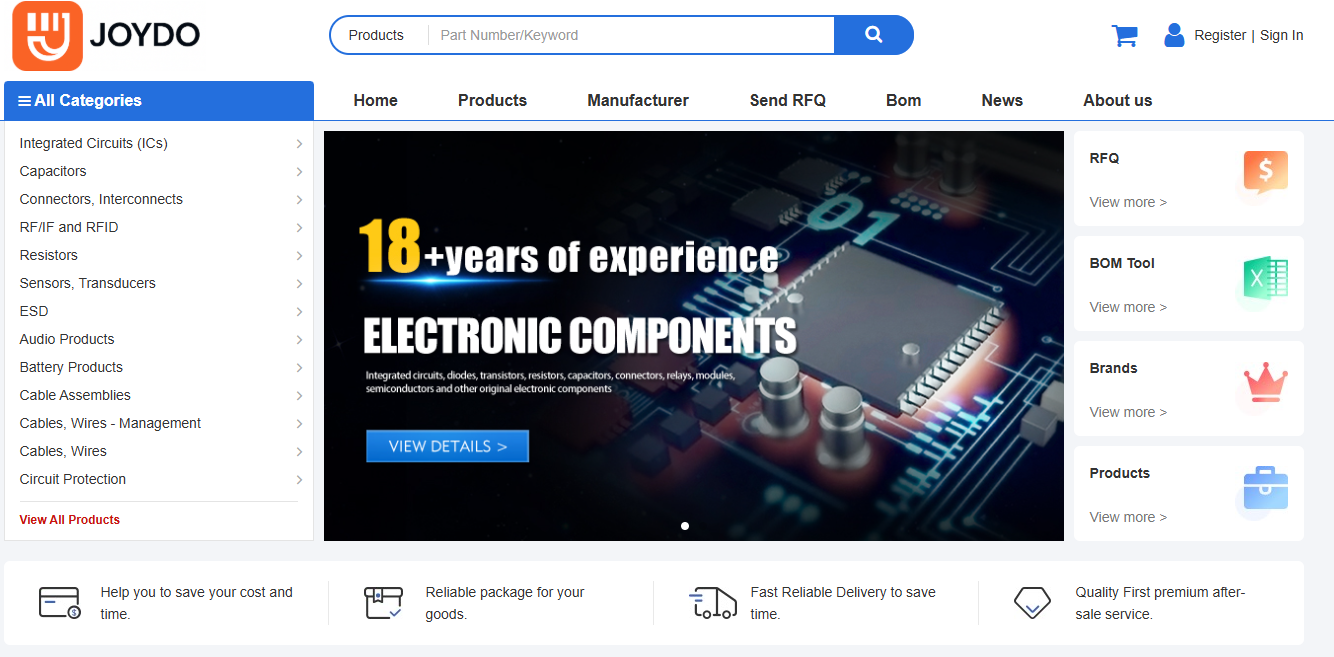 Electronic component distributor
